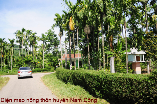 Diện mạo nông thôn mới Nam Đông